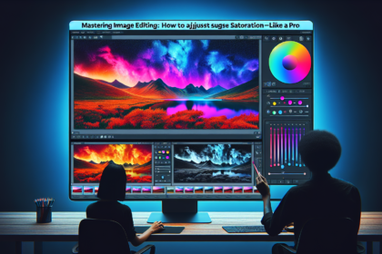 Mastering Image Editing: How to Adjust Saturation Like a Pro
