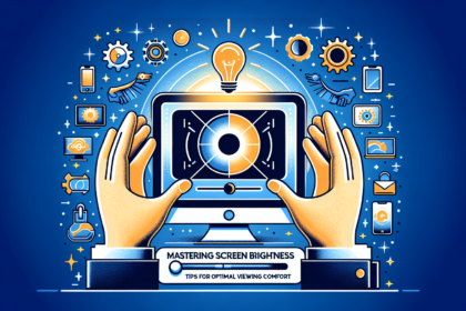 Mastering Screen Brightness: Tips for Optimal Viewing Comfort