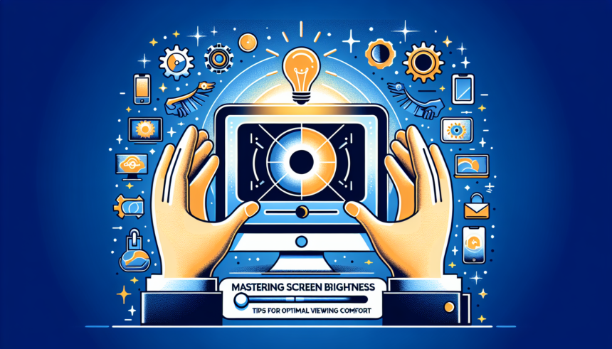 Mastering Screen Brightness: Tips for Optimal Viewing Comfort